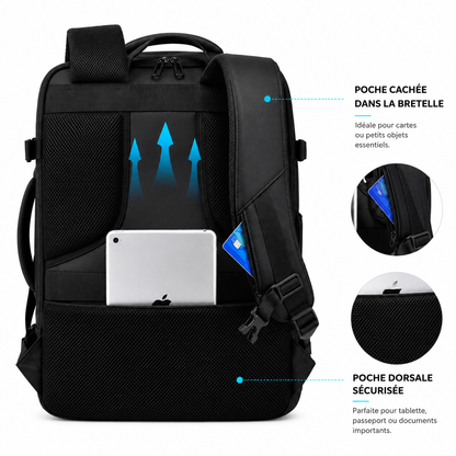 Odyssey – Sac à Dos Voyage 40L Multi-Compartiments