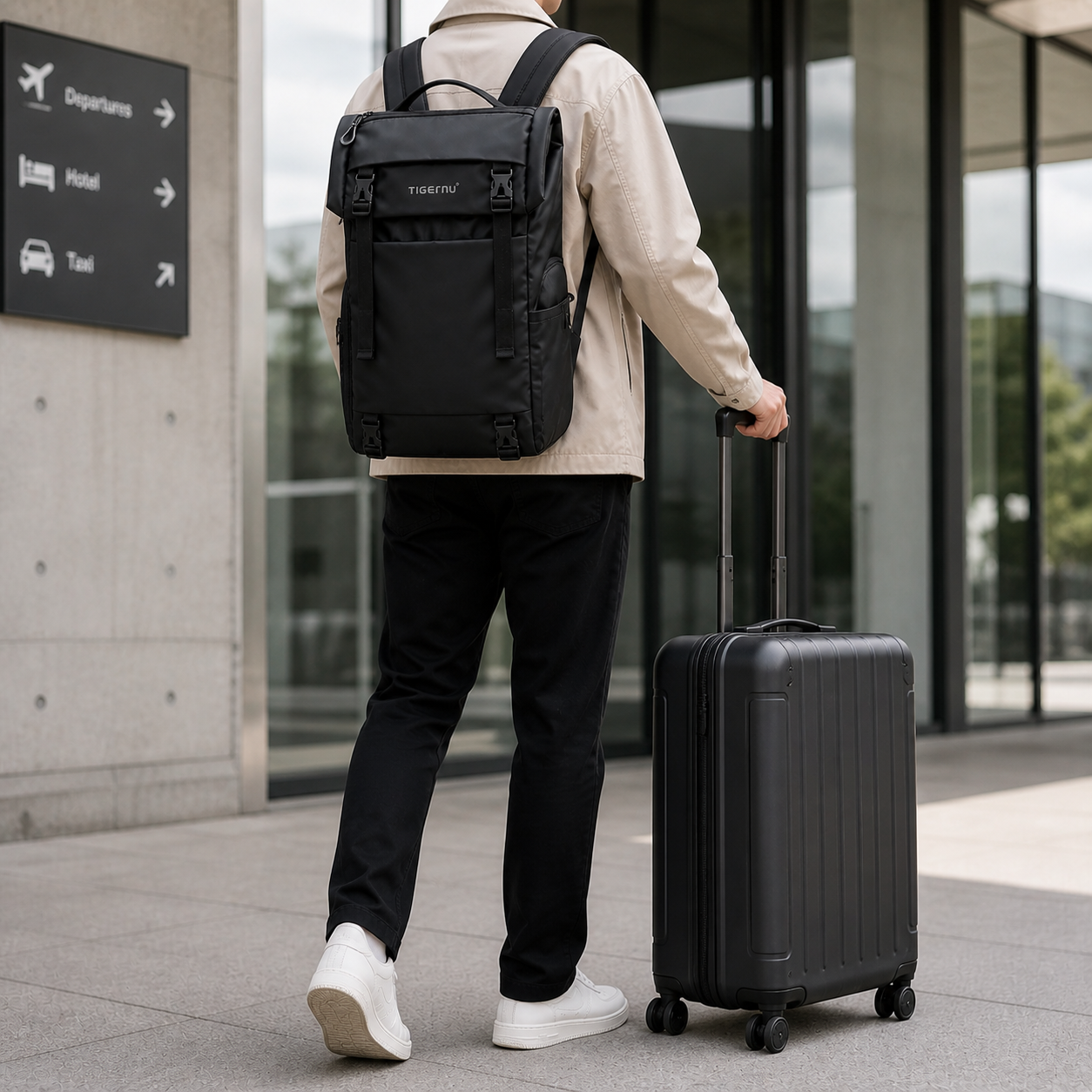 Altaï – Sac à Dos de Voyage Extensible 28L-38L
