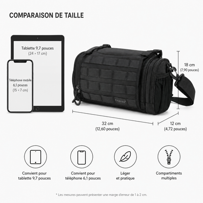 Khyber – Sac Bandoulière Tactique Imperméable & Polyvalent