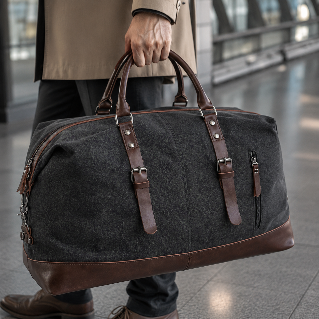Bivouac – Sac de Voyage en Toile Canvas & Coton 40L