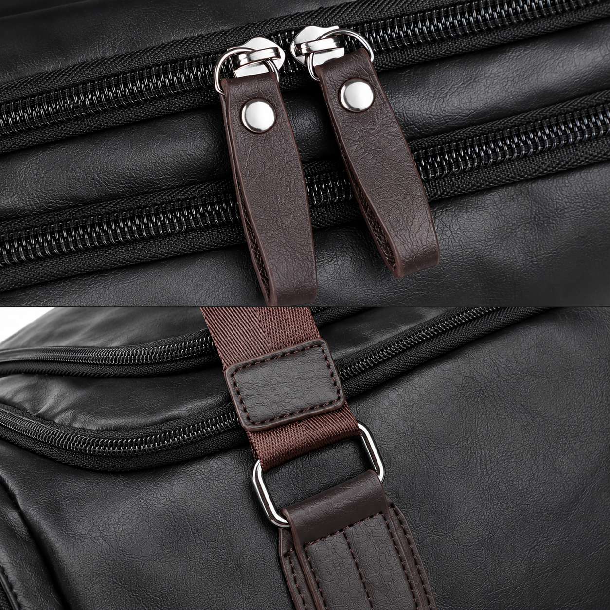 Smith – Sac de Voyage en Cuir Vintage Style Rétro & Industriel