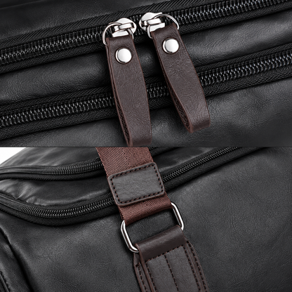 Smith – Sac de Voyage en Cuir Vintage Style Rétro & Industriel
