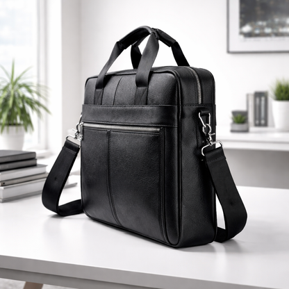Schlatum – Sacoche ordinateur cuir 15,6”