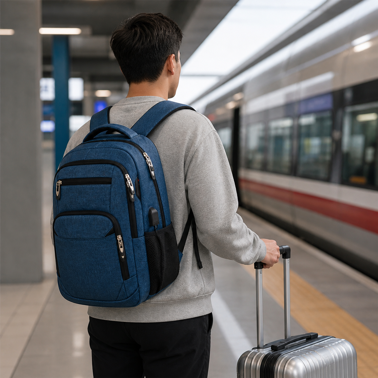 Zenith – Sac à dos Voyage Haute Capacité & Confort Absolu