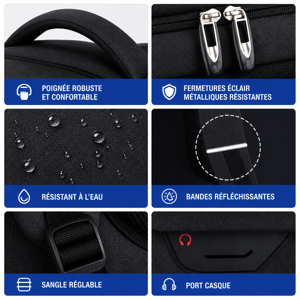 Zenith – Sac à dos Voyage Haute Capacité & Confort Absolu