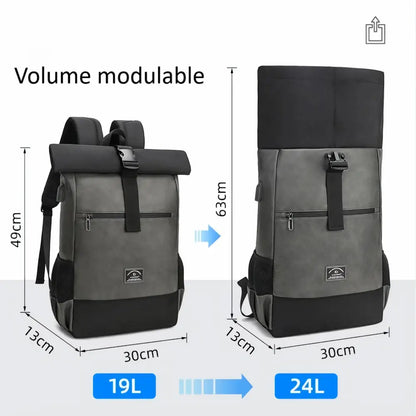 Sillage – Sac à Dos Roll Top Élégance Urbaine
