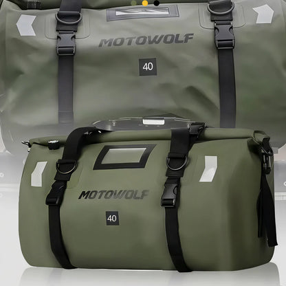 StormRider – Sac de Selle Moto Étanches 40L & 66L Haute Résistance
