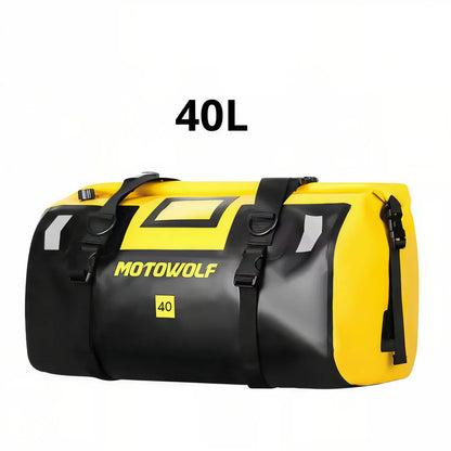 StormRider – Sac de Selle Moto Étanches 40L & 66L Haute Résistance