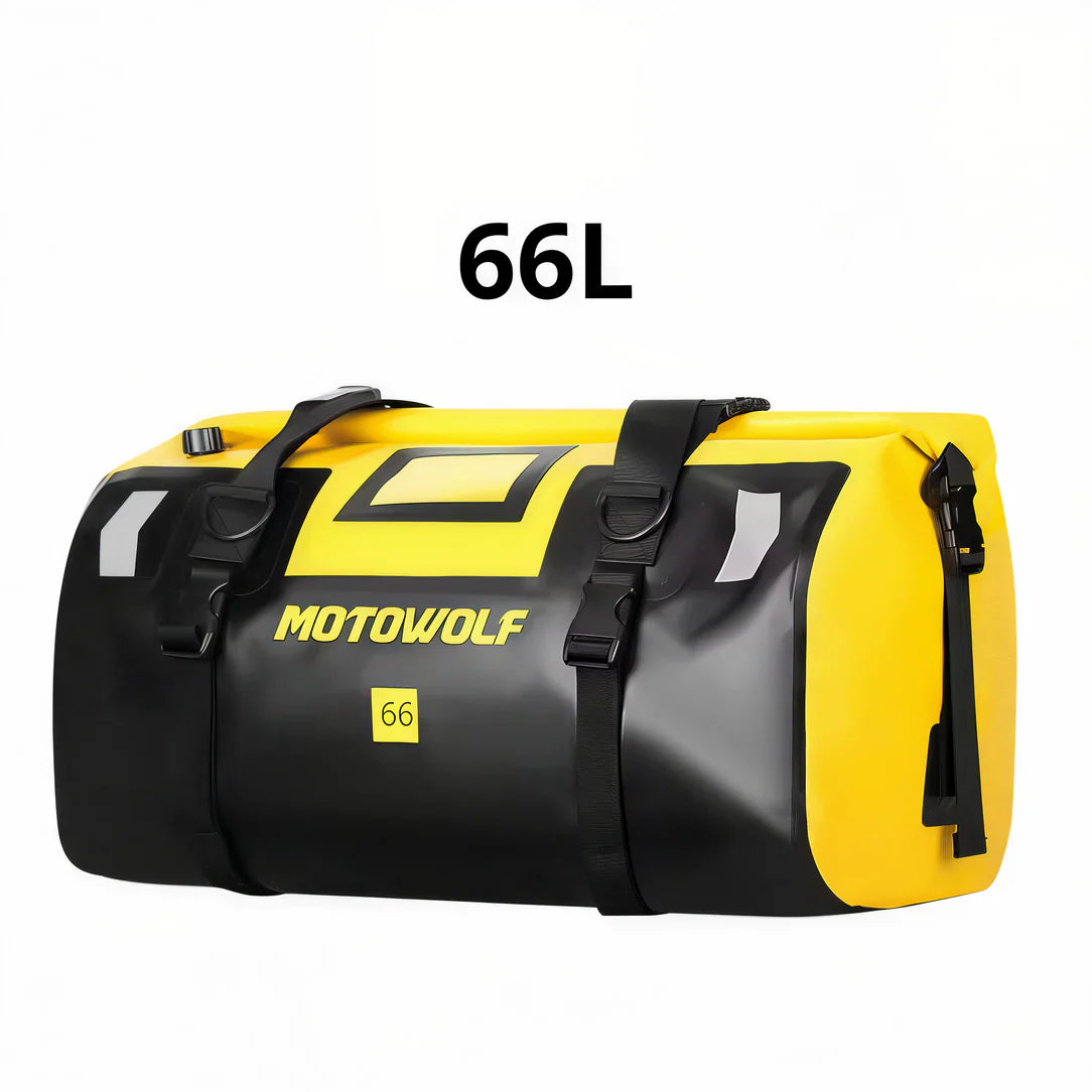 StormRider – Sac de Selle Moto Étanches 40L & 66L Haute Résistance