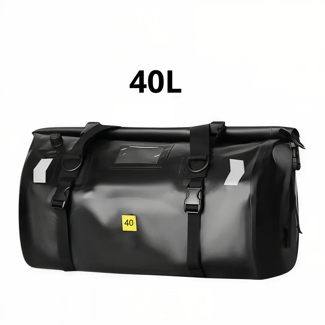 StormRider – Sac de Selle Moto Étanches 40L & 66L Haute Résistance