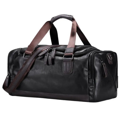 Smith – Sac de Voyage en Cuir Vintage Style Rétro & Industriel